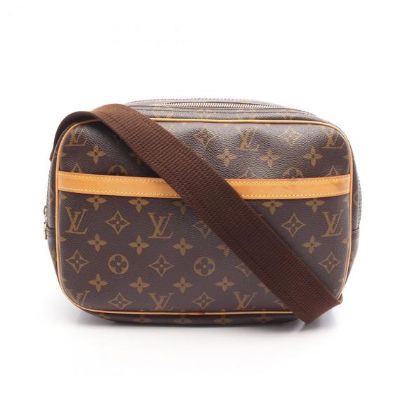 LOUIS VUITTON Brown Monogram Leather Shoulder Bag - Picture 1 of 13